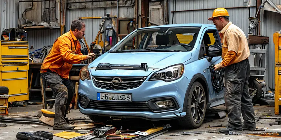 Замена воздушного фильтра OPEL Зафира B